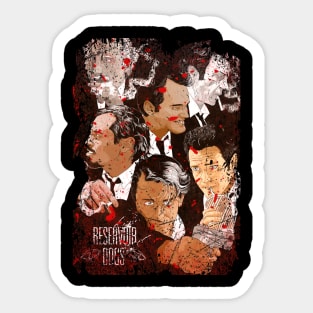 Graphic Photo Neo Noir Crime Film Sticker